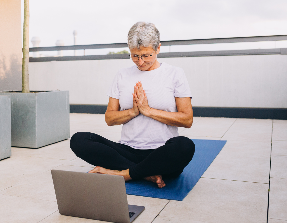 senior citizens yoga by dayakrishnananda yoga